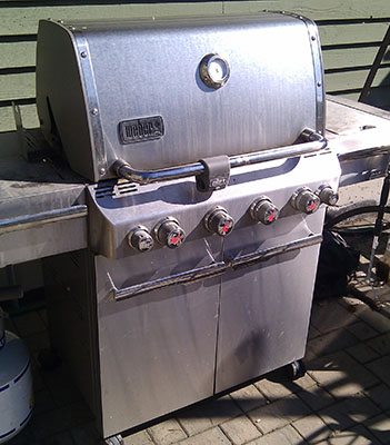 Our gas grill